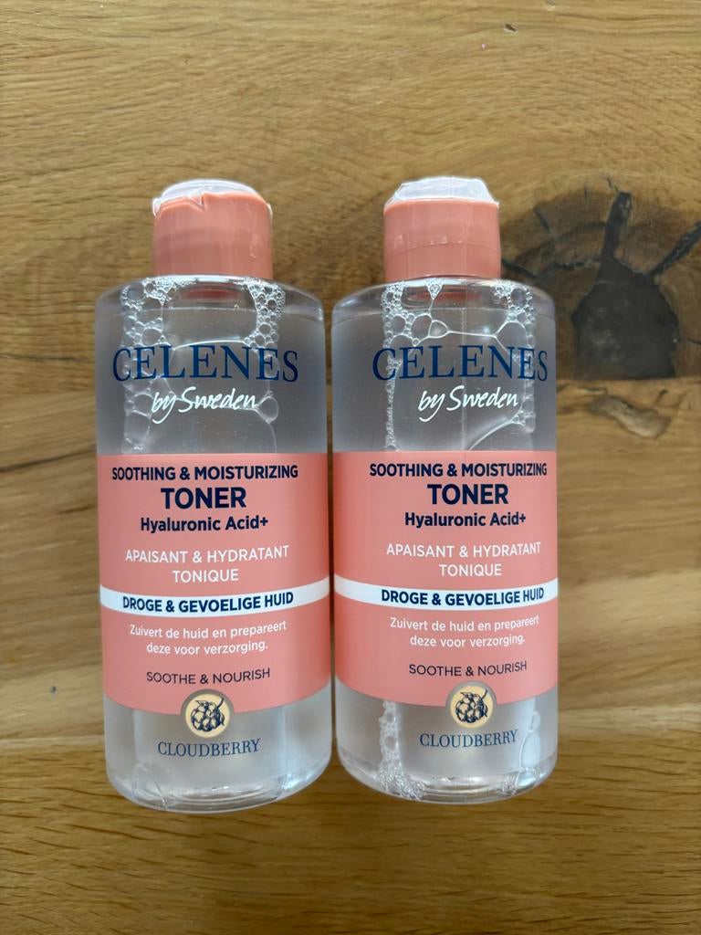 Celenes by Sweden Soothing & Moisturizing Toner (2x), Sieraden, Tassen en Uiterlijk, Uiterlijk | Gezichtsverzorging, Nieuw, Verzorging