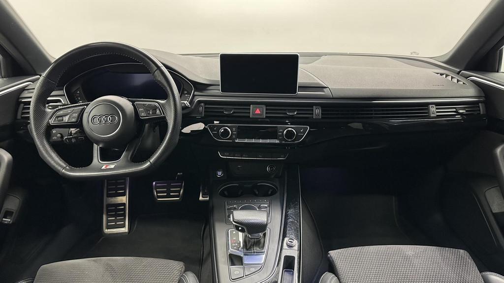 Audi A4 Avant 40 TFSI S edition CARPLAY ECC NAVI ADAPTIEF CR, Auto's, Audi, Gebruikt, Wit, Autotrust, Emergency brake assist