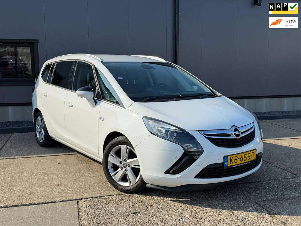 Opel Zafira Tourer 1.4 Blitz 7p. Navi / PDC / trekhaak, Auto's, Opel, Navigatiesysteem, Gebruikt, 4 cilinders, 7 stoelen
