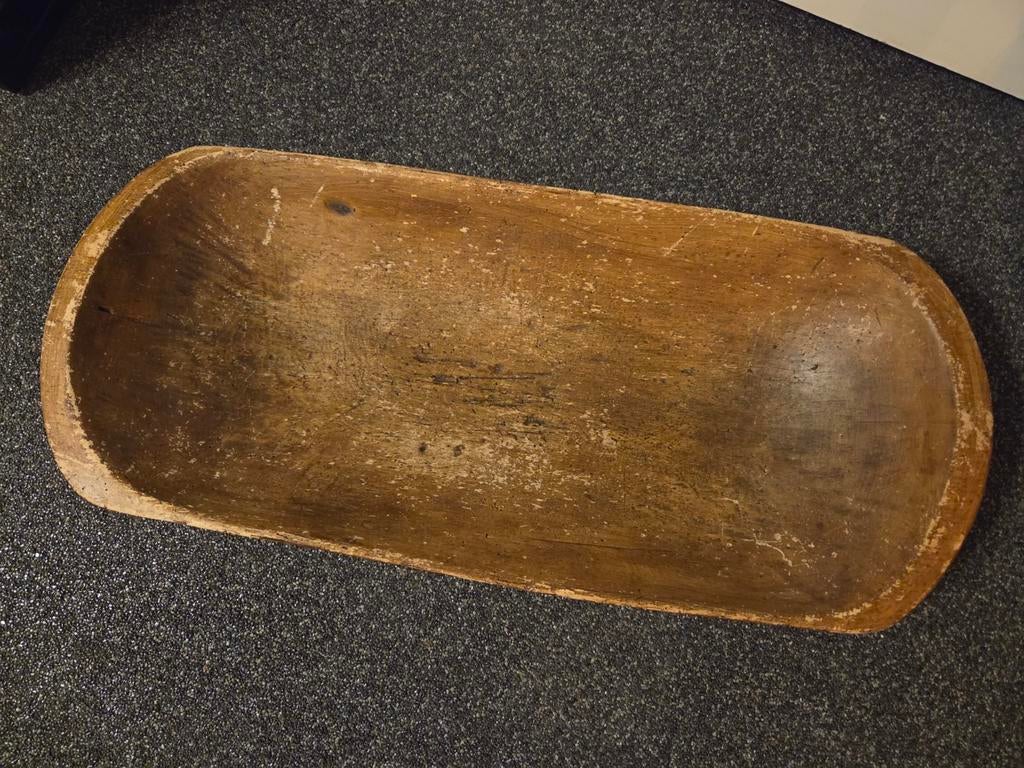 Oude houten trog, Ophalen