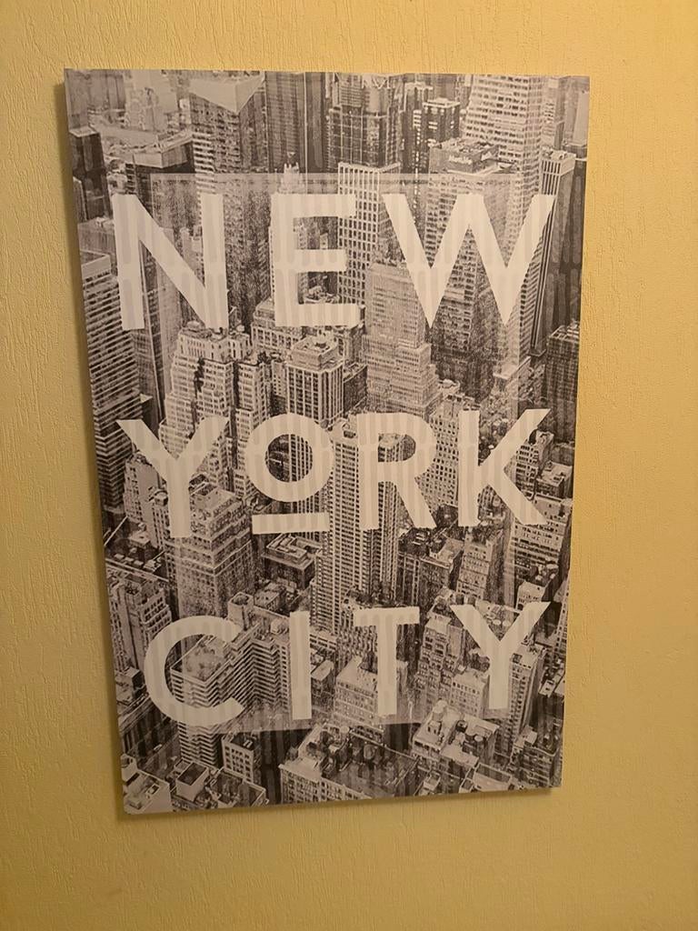 Schilderij New York City - Zwart-wit, Ophalen