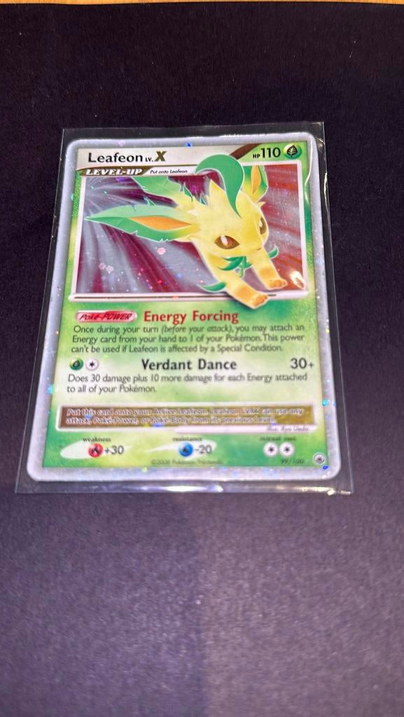 Leafeon lv. X 99/100, Ophalen of Verzenden, Zo goed als nieuw