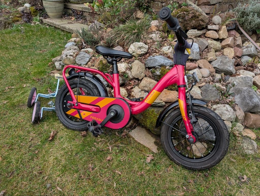 Pegasus Prima 12 kinderfiets met zijwieltjes, Ophalen, Minder dan 16 inch, Zijwieltjes