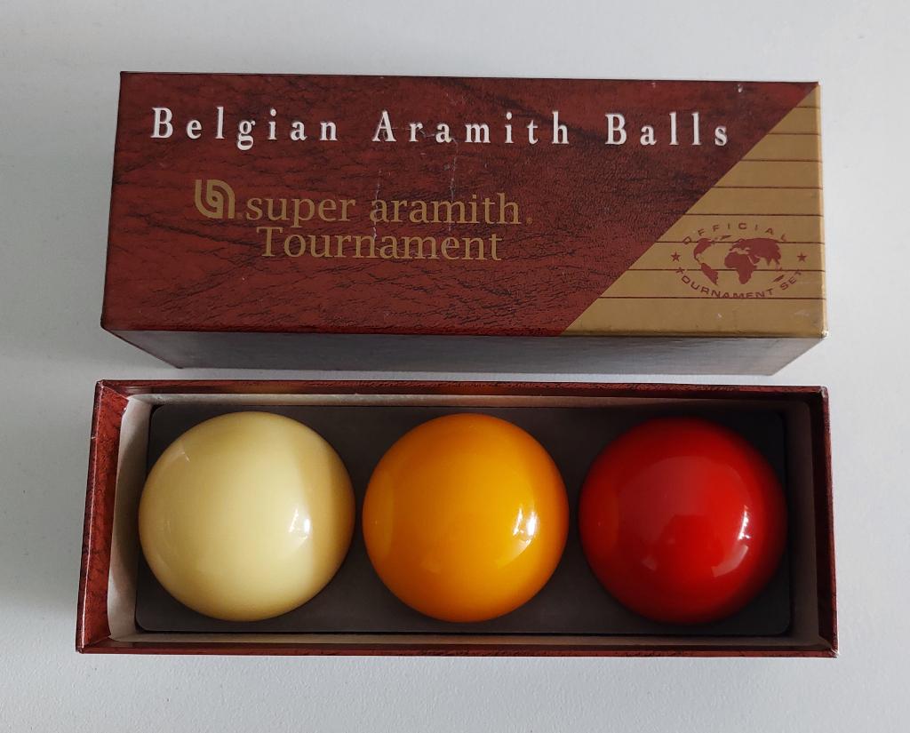 Biljartballen Super Aramith, Ophalen of Verzenden, Gebruikt, Keu of Ballen