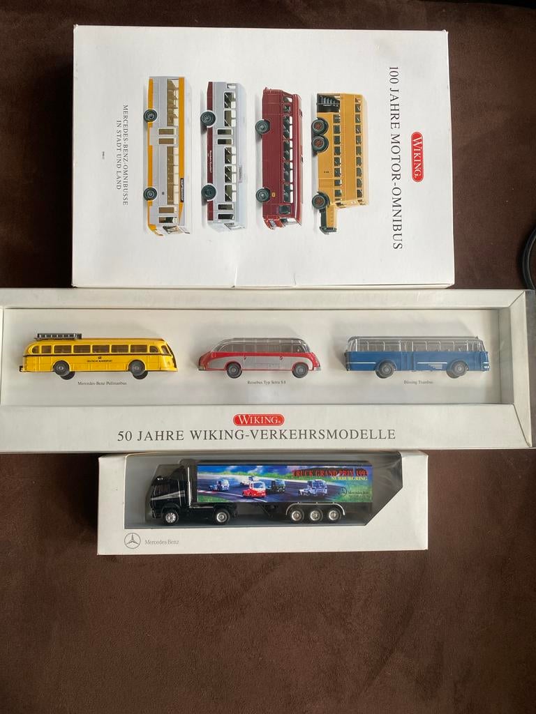 Wiking/Herpa modelbussen en vrachtwagen (zeldzame stukken), Ophalen of Verzenden, Nieuw, Bus of Vrachtwagen
