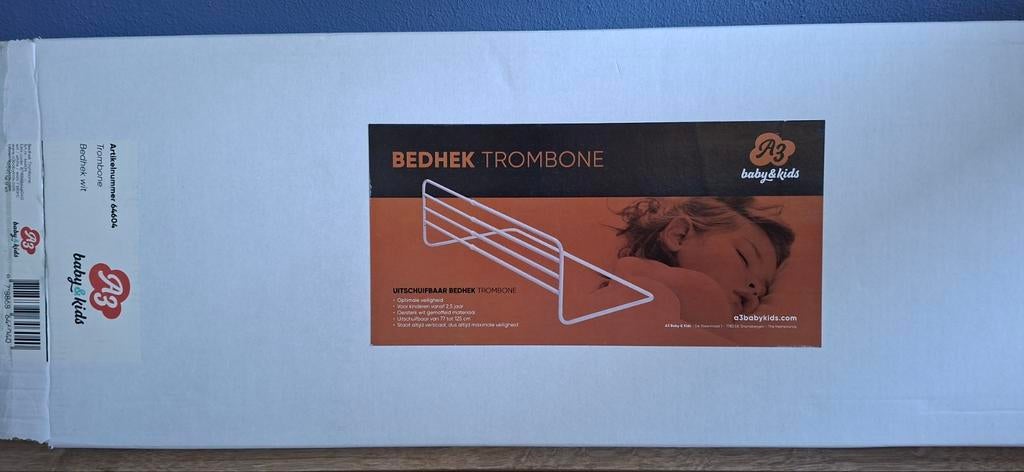 Bedhekje wit, Ophalen, Overige typen, Zo goed als nieuw, 115 cm of meer