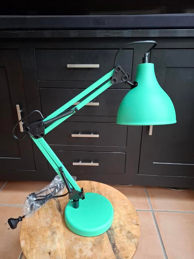 Bureaulamp Ennis Groen, Huis en Inrichting, Lampen | Tafellampen, Ophalen of Verzenden