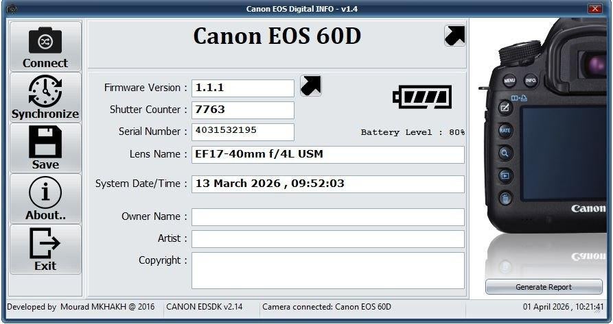 Canon EOS 60D body (low shutter count), Ophalen, Zo goed als nieuw, Canon, Geen optische zoom
