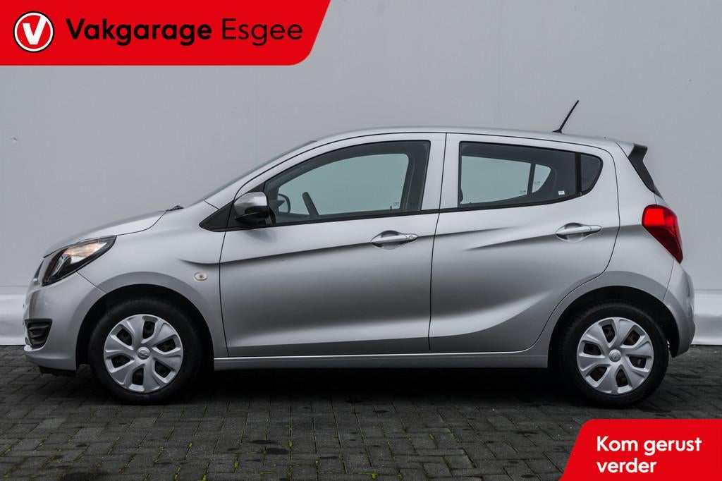 Opel KARL 1.0 75 PK ecoFLEX Edition | 37.700 KM | Trekhaak |, 839 kg, Stof, Gebruikt, Met garantie (alle)