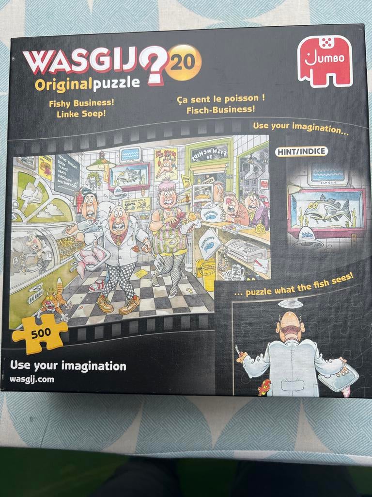WASGIJ Originalpuzzel 20: Linke Soep (500 stukjes), Ophalen of Verzenden, 500 t/m 1500 stukjes, Gebruikt, Legpuzzel