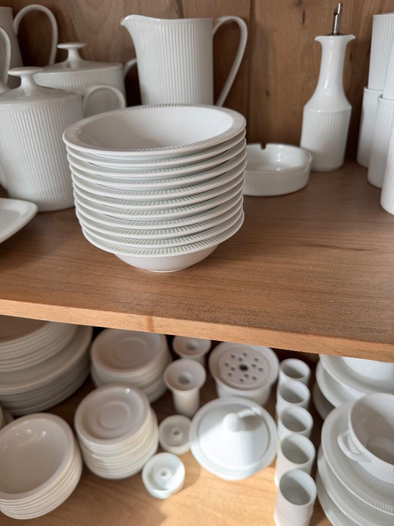 11 Arzberg cannelee dessert schaaltjes, Ophalen of Verzenden, Overige stijlen, Porselein, Schaal of Schalen