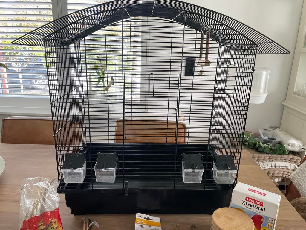 Zo goed als nieuwe vogelkooi., Ophalen, Zo goed als nieuw, Metaal, Vogelkooi