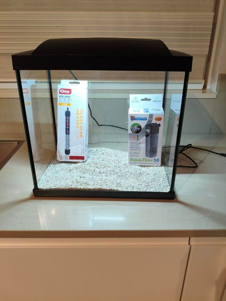 Complete Superfish start 30! Zeer netjes!, Ophalen, Zo goed als nieuw, Leeg aquarium