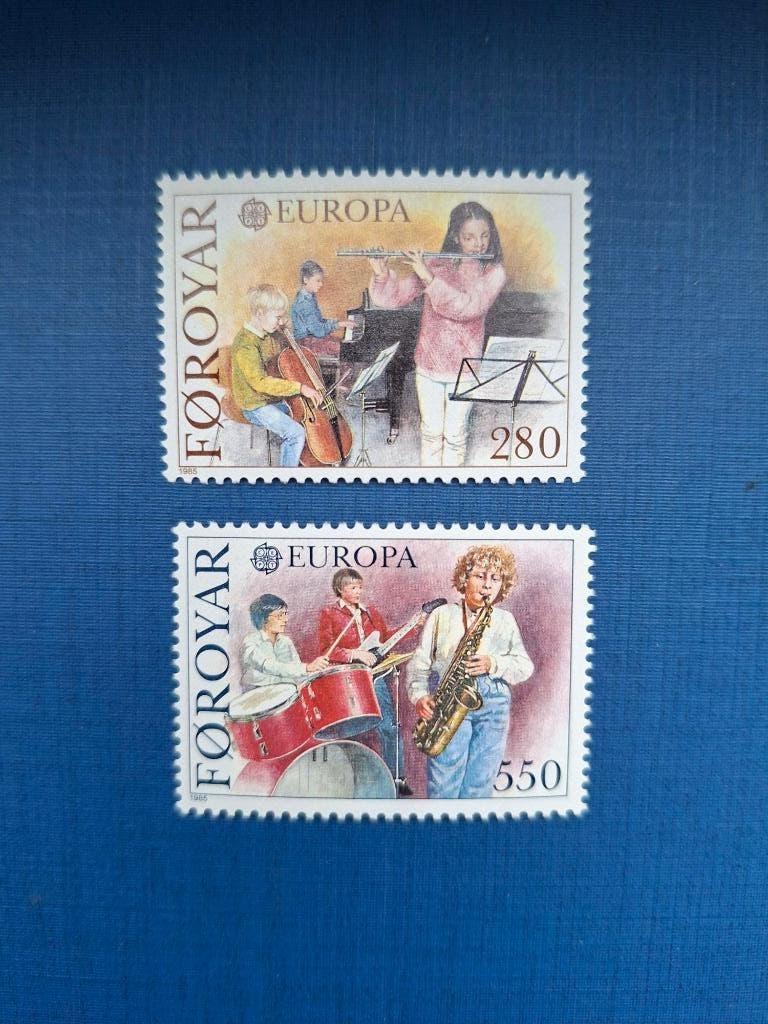 Postzegel Faroer 1985 PF Serie Europa zegels 04-04, Ophalen of Verzenden, Denemarken, Postfris