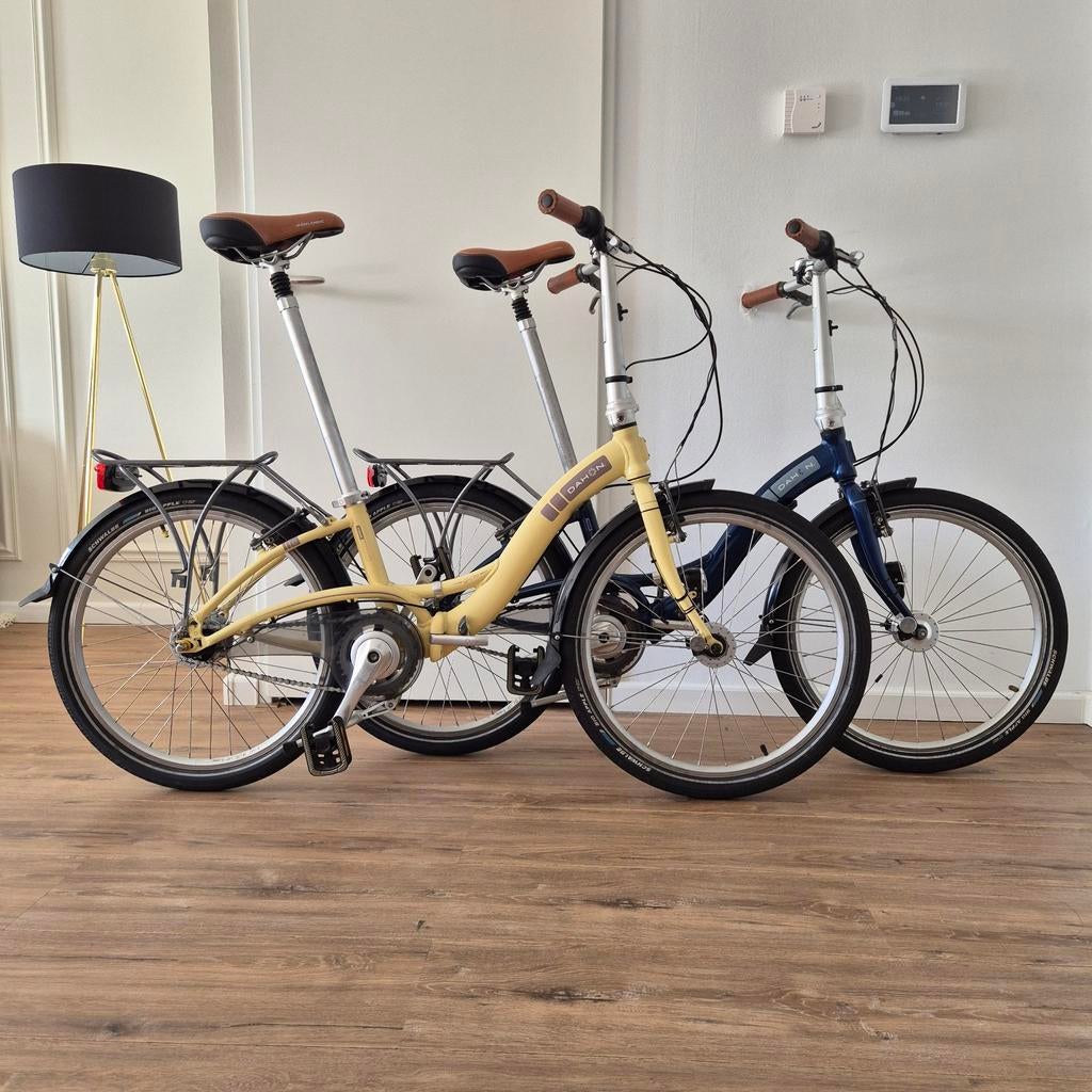 2x Z.G.A.N. Dahon Glide vouwfietsen 8V (24inch)(Draagtassen), Fietsen en Brommers, Fietsen | Vouwfietsen, Ophalen, 20 inch of meer