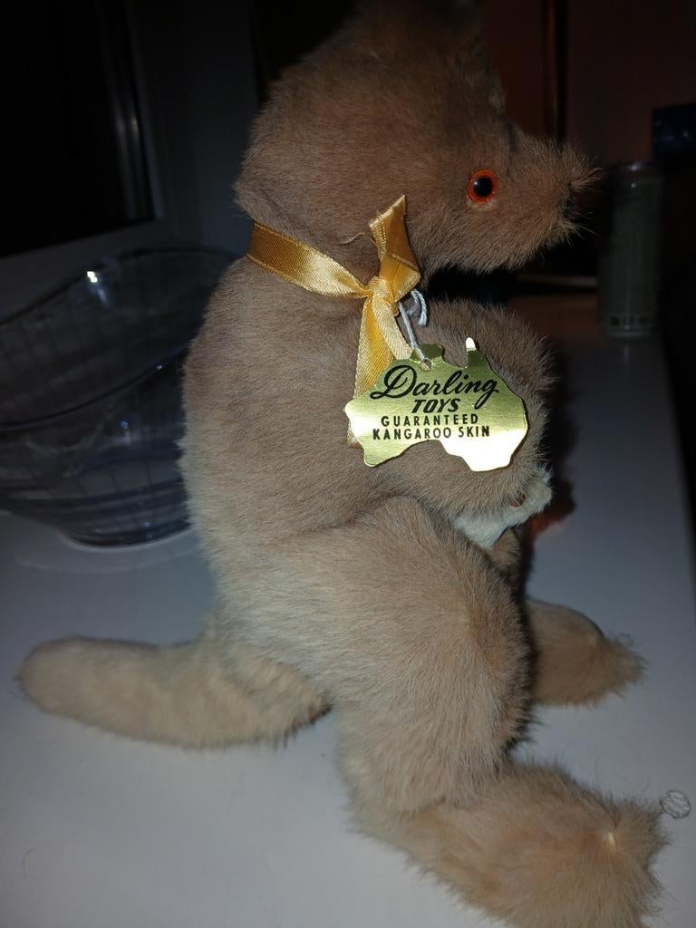 Jaren 50/60 darling toys kangaroo., Ophalen of Verzenden