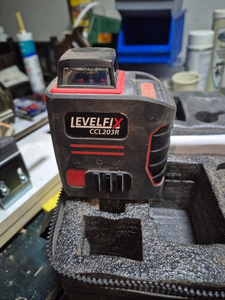 LevelFix CCL203R Laserwaterpas, Ophalen of Verzenden, Gebruikt, Overige meters