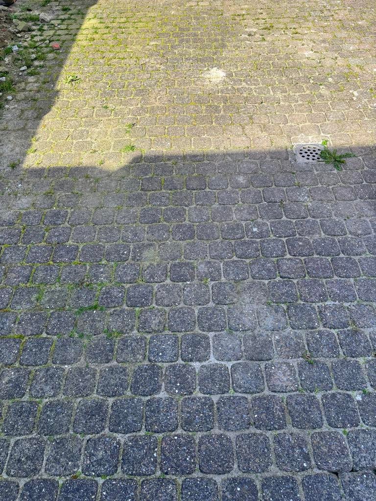 Getrommelde betonklinkers (waalformaat), Gebruikt, Klinkers, Ophalen of Verzenden, 10 m² of meer