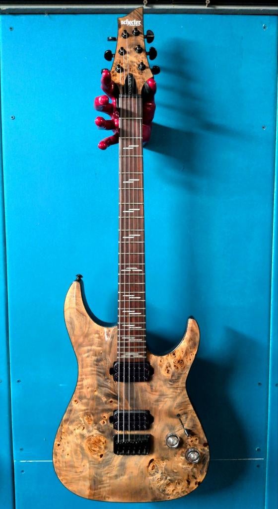 Schecter Omen Elite 6, Muziek en Instrumenten, Snaarinstrumenten | Gitaren | Elektrisch, Zo goed als nieuw, Solid body, Overige merken