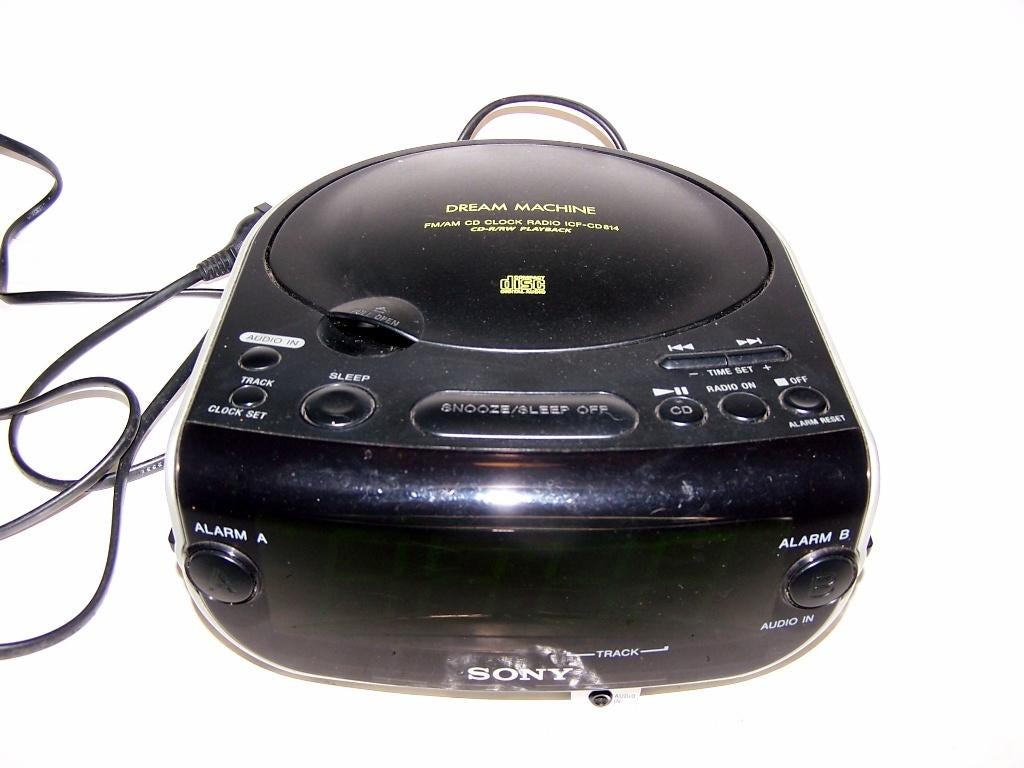 Sony ICF-CD814 Dream Machine luxe wekkerradio met CD speler., Ophalen of Verzenden, Zo goed als nieuw, Overige typen