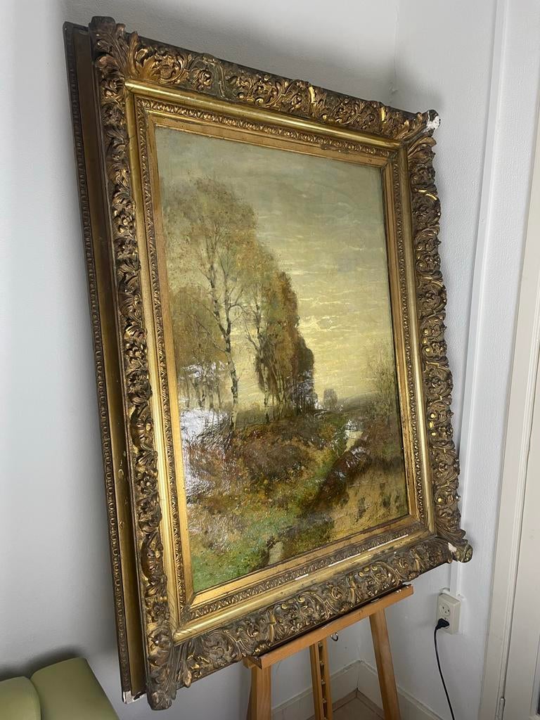 Schilderij Cornelis Kuijpers – “Op de Keijenberg”, Antiek en Kunst, Ophalen