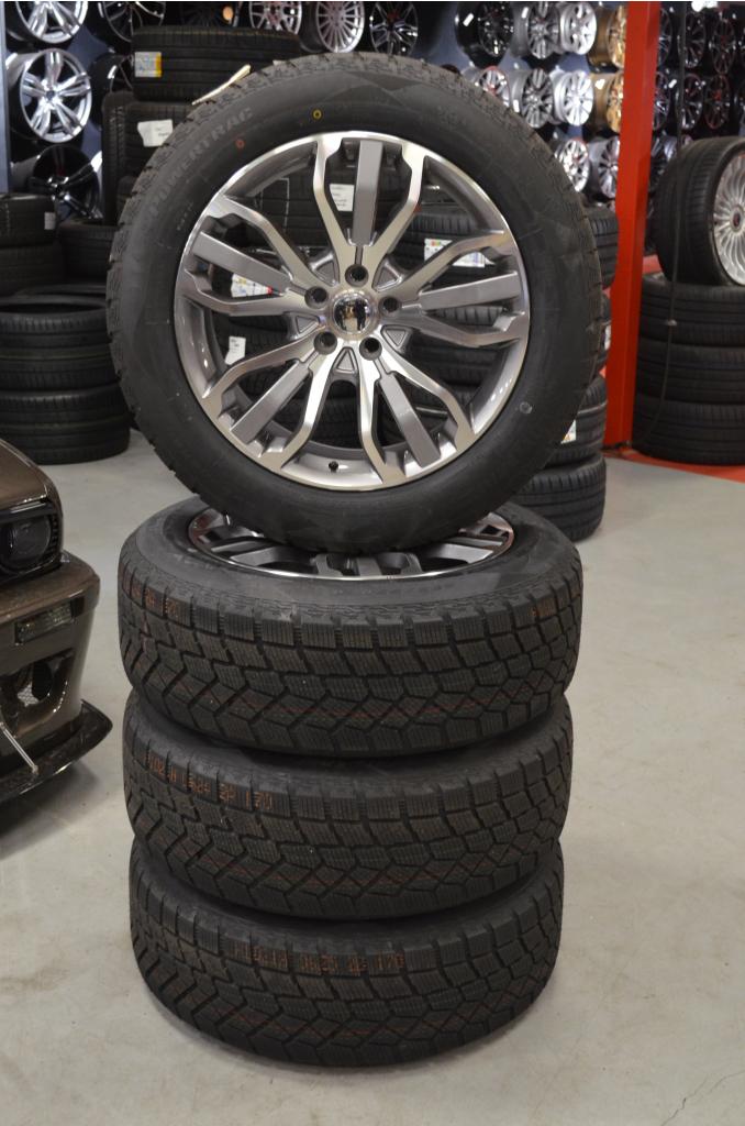 20" Range Rover Velgen 5x120 + Winterbanden, Auto-onderdelen, Banden en Velgen, Niet ingevuld, Gebruikt, 255 mm, Banden en Velgen