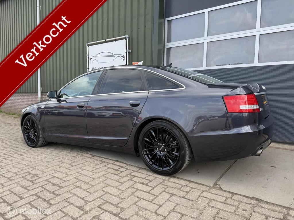 Audi A6 Limousine 3.2 FSi quattro S-line|Leder|Navi|Bluetoot, Automaat, Gebruikt, 1655 kg, Bedrijf