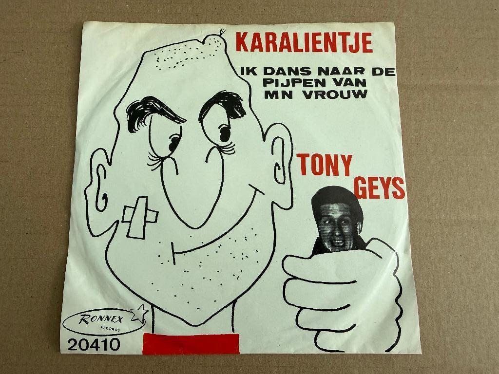 Tony Gey -Karalientje/ik dans naar de pijpen -piraten topper, Ophalen of Verzenden, Gebruikt, Overige formaten, Levenslied of Smartlap