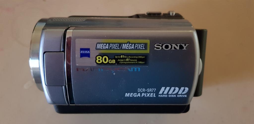 Sony DCR SR77 80GB HDD Videocamera handycam Camcorder, Ophalen, Harde schijf, 20x of meer, Sony