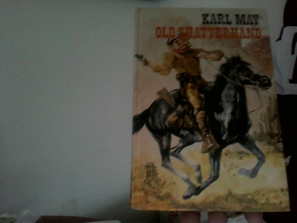 karl may boek nr 2 old shaterhand 4 de druk, Ophalen of Verzenden, Zo goed als nieuw, Fictie algemeen