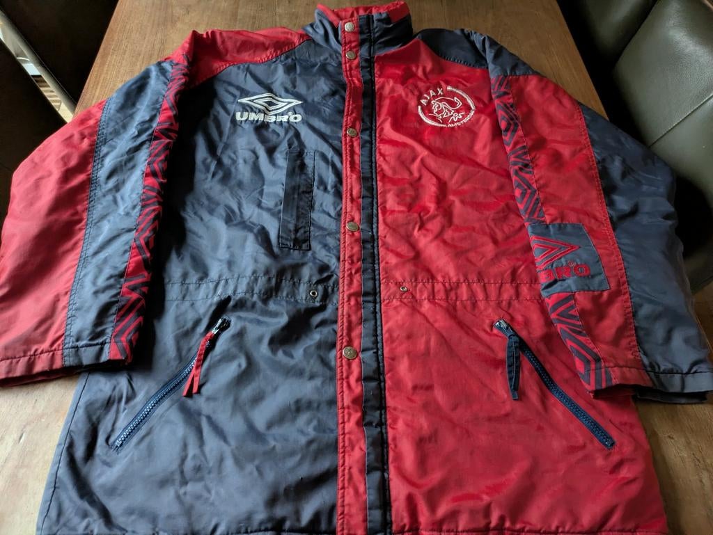 Voetbalshirt Ajax vintage Jas Trainingsjas Jack 1994, Maat XL, Ophalen of Verzenden, Zo goed als nieuw, Shirt