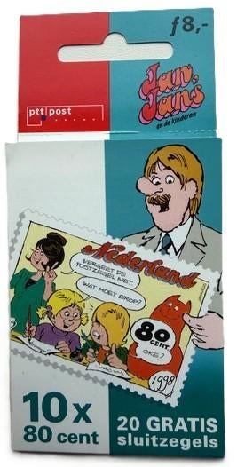 Jan Kruis Jan Jan en de kinderen POSTZEGELBOEKJE, ´Jan Kruis, Eén stripboek, Nieuw, Ophalen of Verzenden