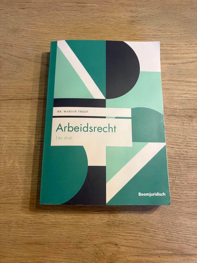 Arbeidsrecht van Marion Treep, Boeken, Ophalen of Verzenden, Alpha, Zo goed als nieuw, HBO