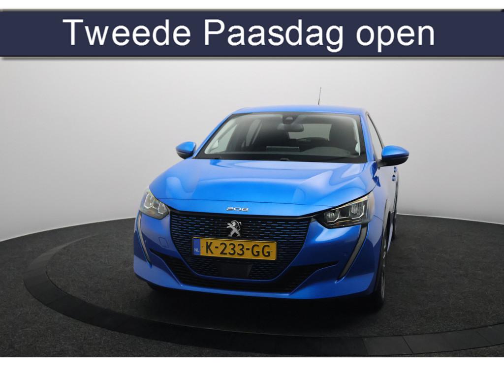 Peugeot e-208 EV Allure 50 kWh SOH 94,9% | 3D i-Cockpit | Tr, 136 pk, Gebruikt, Zwart, Leder en Stof