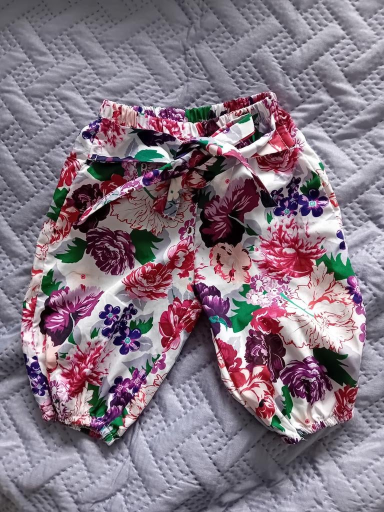 Shein bloemen broekje maat 80, Gebruikt, Broekje, Meisje, Shein