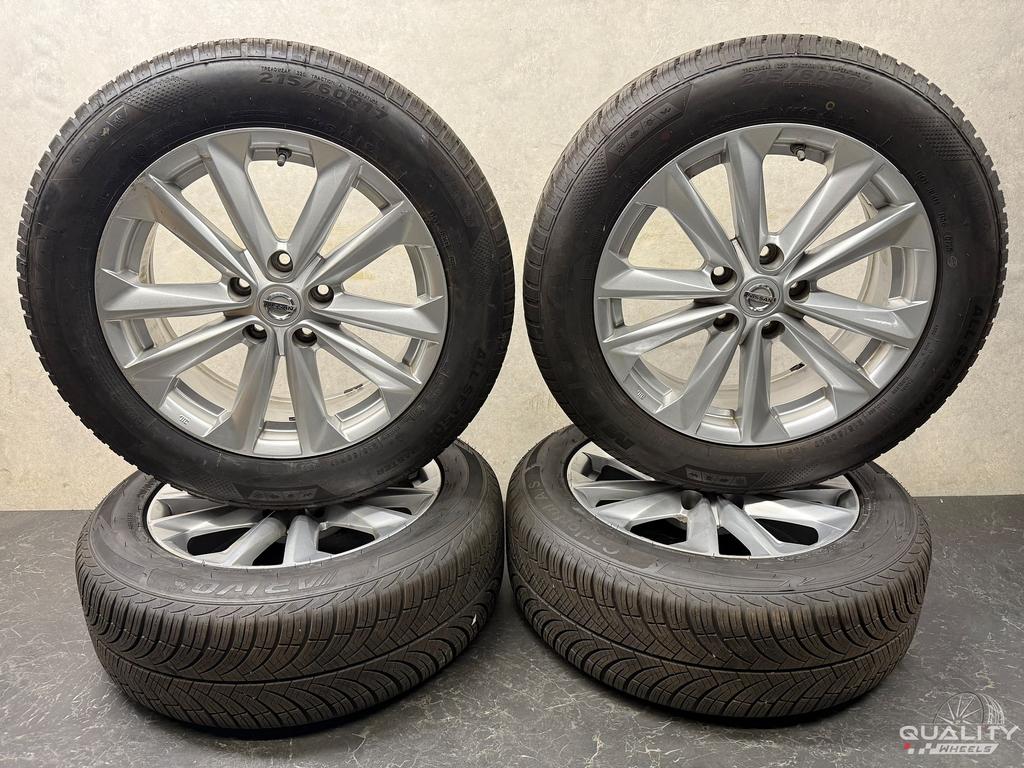 17” Nissan Qashqai J11, J10, Nissan X-Trail Velgen + Banden, Auto-onderdelen, Banden en Velgen, -, -, Banden en Velgen, 17 inch