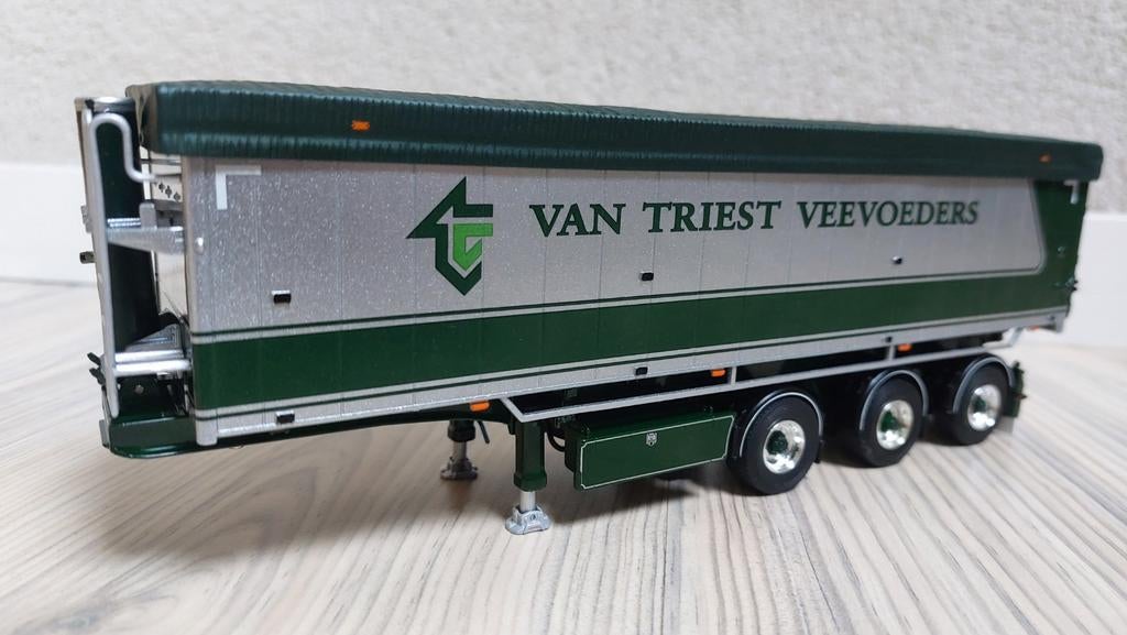 Wsi Van Triest Veevoeders Bulthuis kieptrailer kipper nieuw, Hobby en Vrije tijd, Modelauto's | 1:50, Ophalen of Verzenden, Nieuw