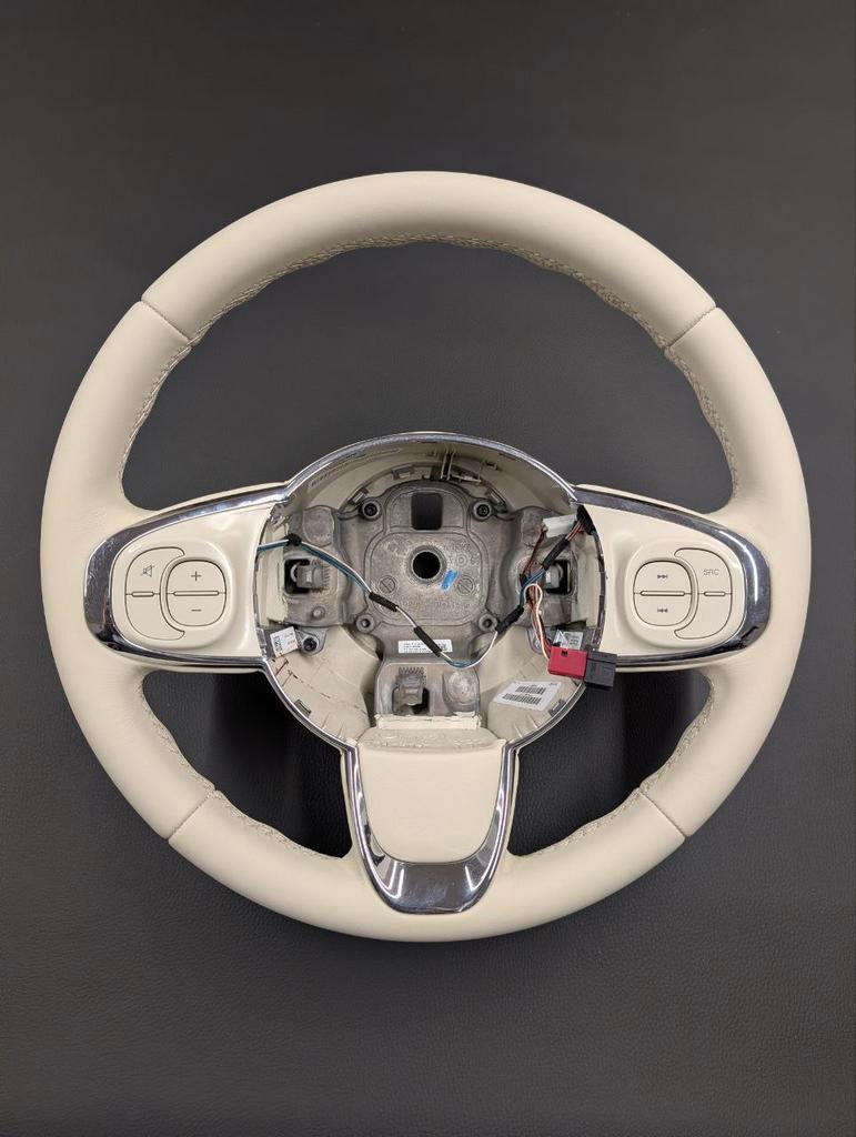 Stuurwiel Stuur Fiat 500 NIEUWE LEER, Auto-onderdelen, Nieuw, Ophalen of Verzenden, Fiat