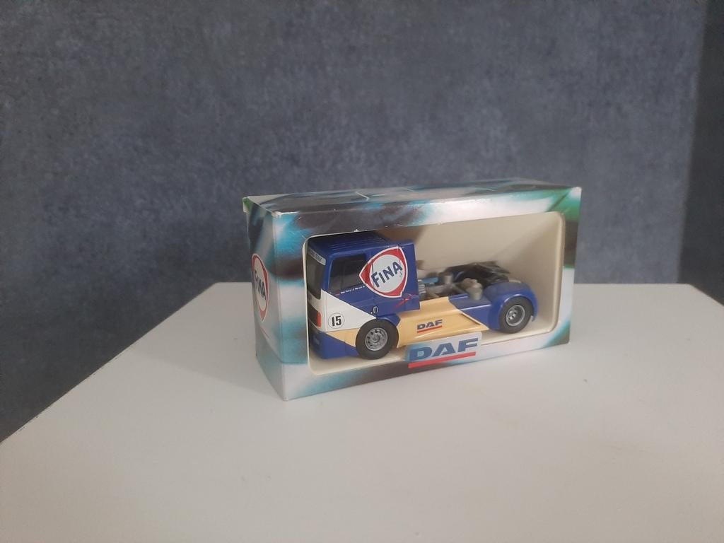 DAF truck race in doos, Ophalen of Verzenden, Bus of Vrachtwagen, Lion Toys