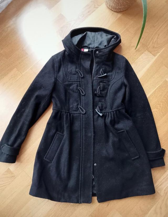 Zwarte jas Divided Xs/S, Kleding | Dames, Ophalen of Verzenden, Gedragen, Maat 34 (XS) of kleiner, Zwart