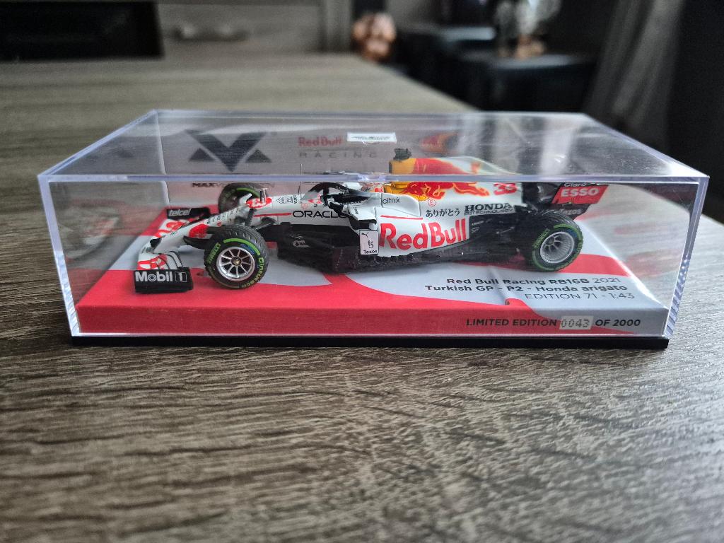 Max Verstappen 1:43 Turkije 2021 editie 71 (43 / 2000), Ophalen of Verzenden, Gebruikt, Auto, MiniChamps