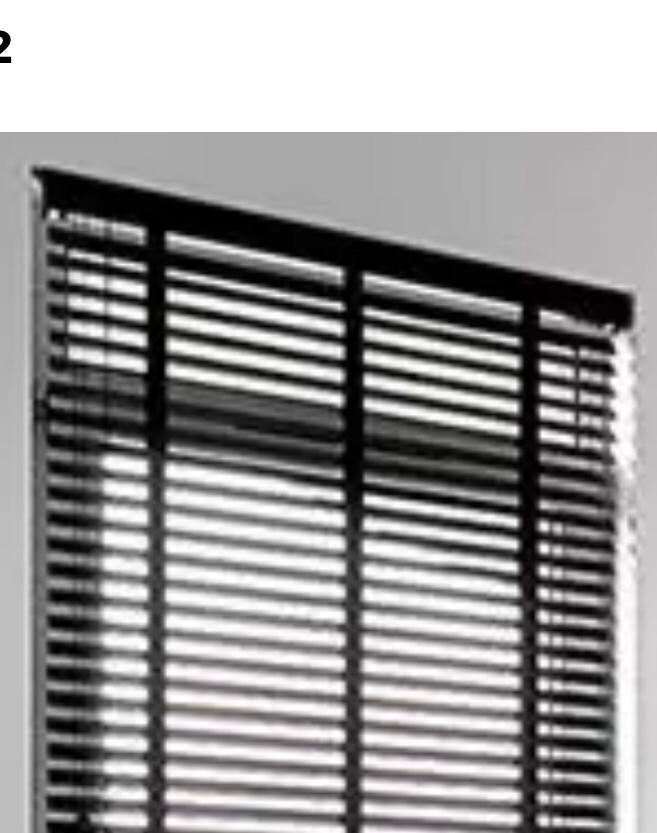 2 Pvc jaloezien  zwart, Ophalen, Zwart, Nieuw, 200 cm of meer