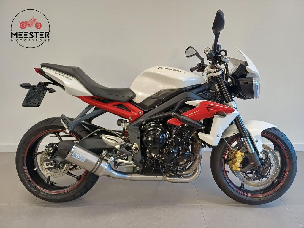 TRIUMPH STREET TRIPLE R ABS QS LEOVINCE SYSTEEM (bj 2013), 675 cc, Motorrijbewijs A, Bedrijf, Meer dan 35 kW
