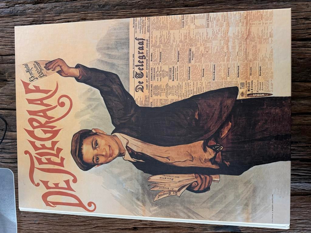 Oude krant De Telegraaf - Collectie, Ophalen of Verzenden, Gelezen, Krant