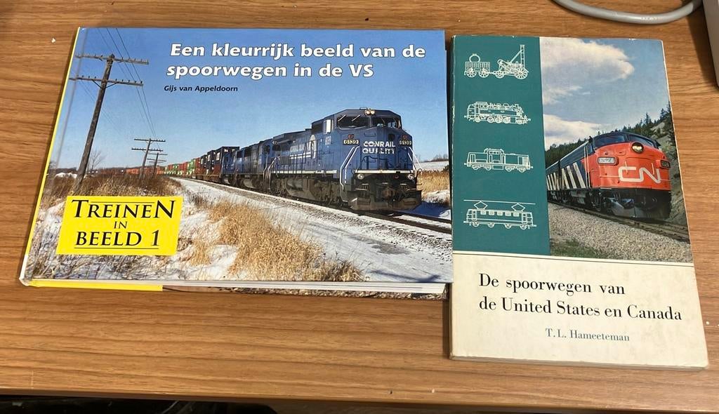 2 boeken over de spoorwegen in VS en Canada, Ophalen of Verzenden, Zo goed als nieuw, Boek, Tijdschrift of Catalogus