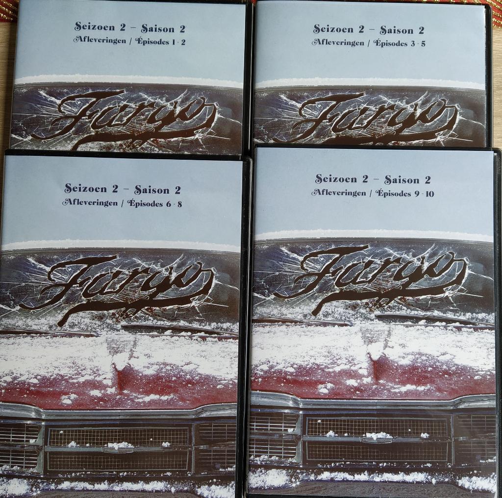 Fargo - Seiz. 2 (4 Losse DVD Boxen, ENGELSE O.T!) Als nieuw!, Vanaf 16 jaar, Verzenden, Boxset, Zo goed als nieuw
