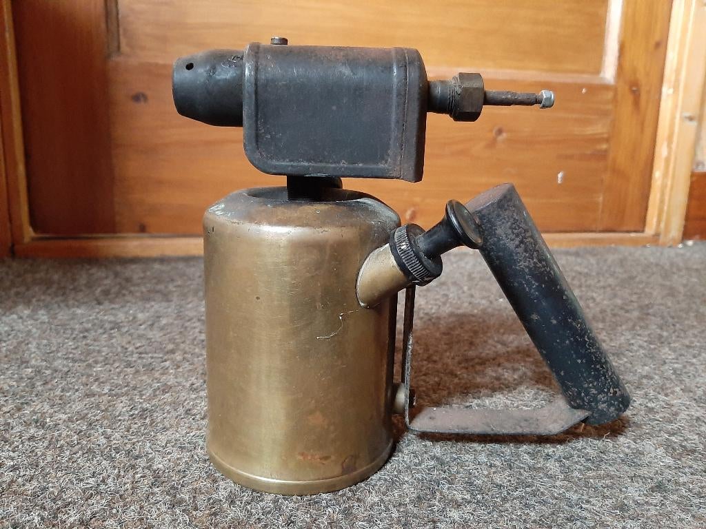 Antieke gasbrander, Antiek en Kunst, Ophalen of Verzenden