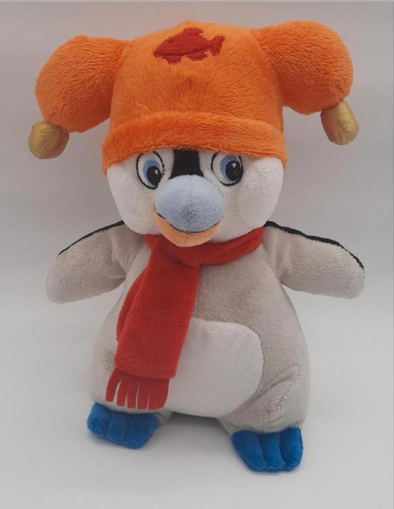 Kabouter Plop Pinki de Pinguin knuffel Studio 100 ca. 28cm, Ophalen of Verzenden, Zo goed als nieuw, Overige typen