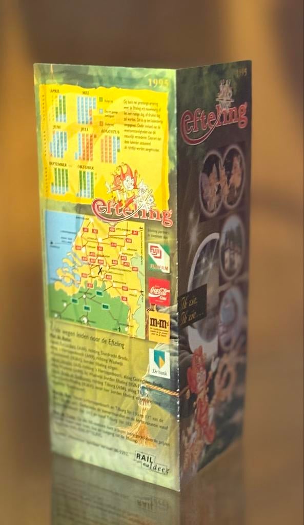 Efteling Informatie Folder uit 1995 Ik zie, ik zie…, Ophalen, Zo goed als nieuw, Overige typen