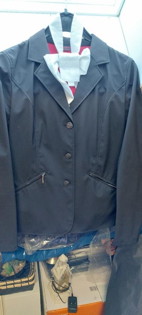 Paardrij jas dames., Ophalen, Zo goed als nieuw, Meisje, Laarzen